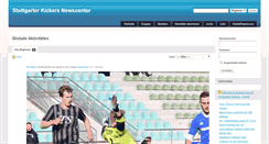 Desktop Screenshot of kickersnews.de