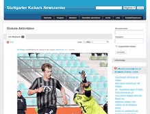 Tablet Screenshot of kickersnews.de